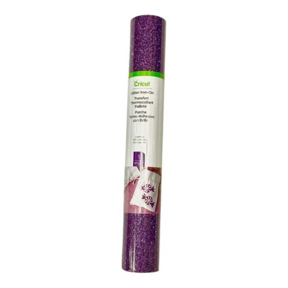 DISCONTINUED & New - Cricut‎ HTV - Lavender Glitter - 12"x19"